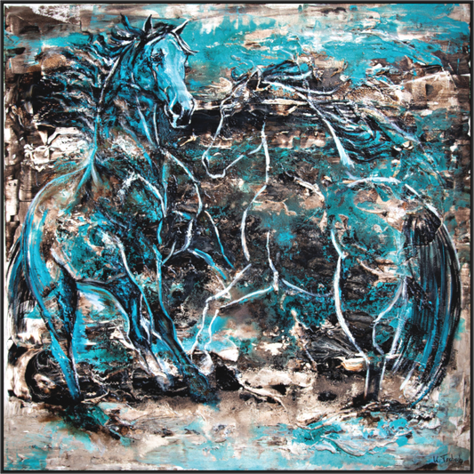 Main image 05-41 Pferdegemälde Kerstin Tschech – Galerie Kunstdruck