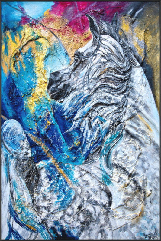 Main image 04-64 Pferdegemälde Kerstin Tschech – Galerie Kunstdruck