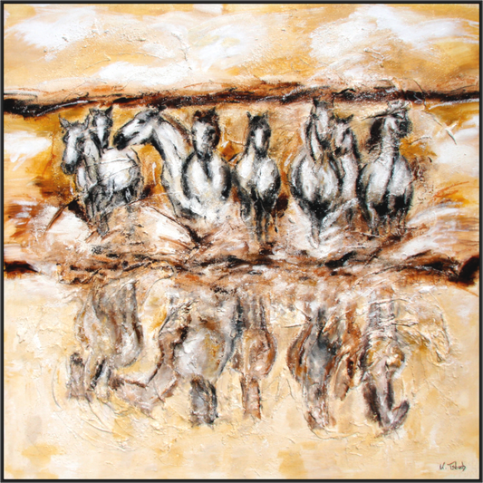 Main image 05-15 Pferdegemälde Kerstin Tschech – Galerie Kunstdruck