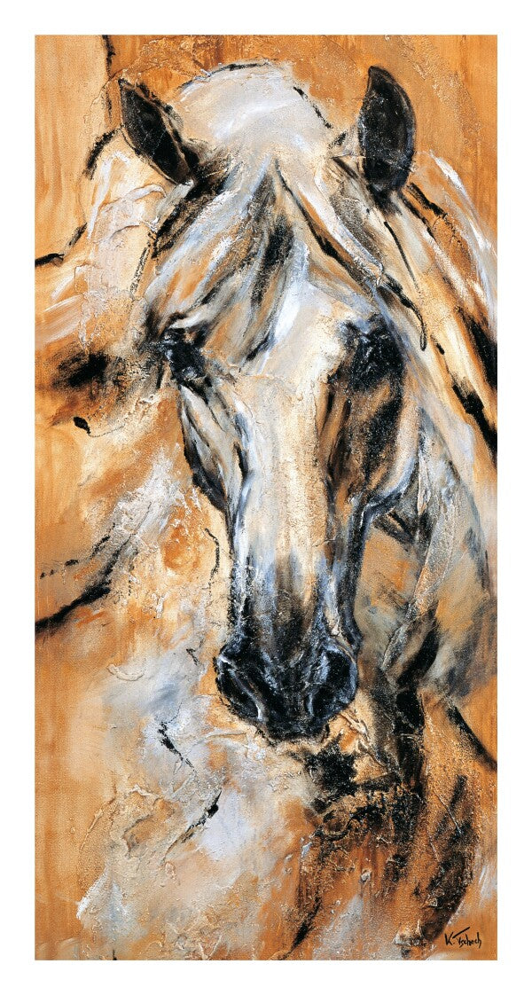 01-02 | Kerstin Tschech | Pferdegemälde | Galerie-Leinwanddruck (4 cm)