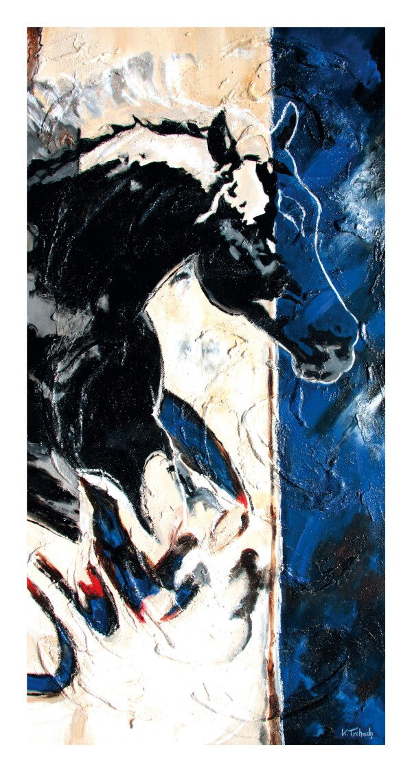 01-05 | Kerstin Tschech | Pferdegemälde | Galerie-Leinwanddruck (4 cm)
