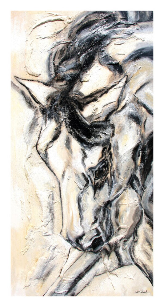 01-04 | Kerstin Tschech | Pferdegemälde | Galerie-Leinwanddruck (4 cm)