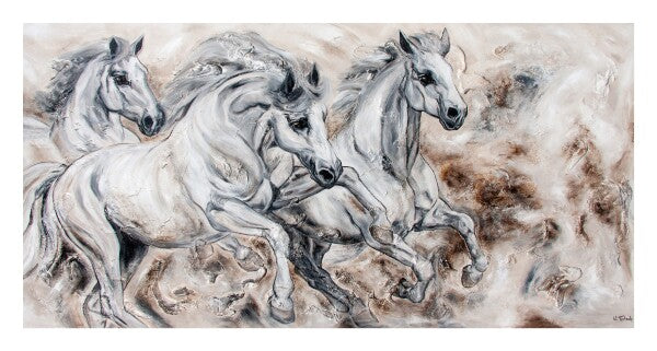 02-35 | Kerstin Tschech | Pferdegemälde | Galerie-Leinwanddruck (4 cm)