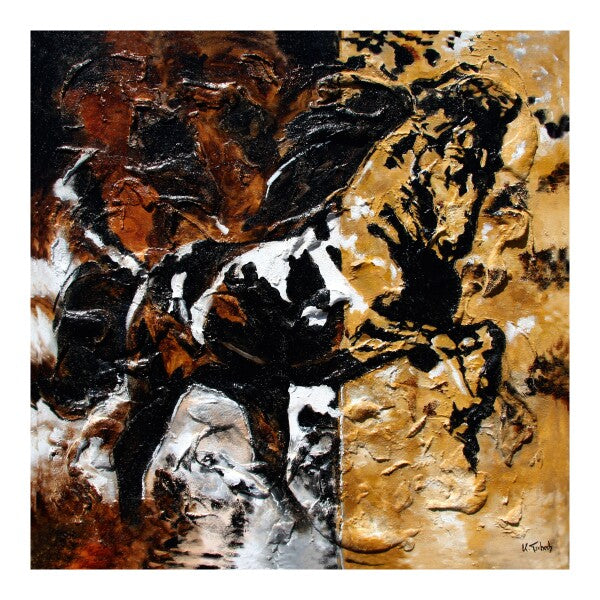 05-04 | Kerstin Tschech | Pferdegemälde | Galerie-Leinwanddruck (4 cm)