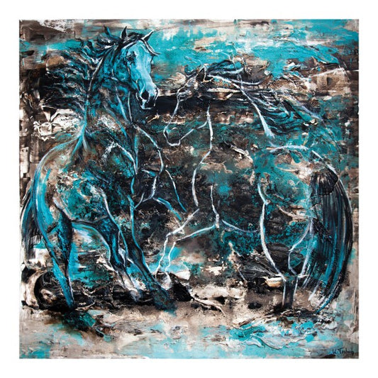 05-41 | Kerstin Tschech | Pferdegemälde | Galerie-Leinwanddruck (4 cm)