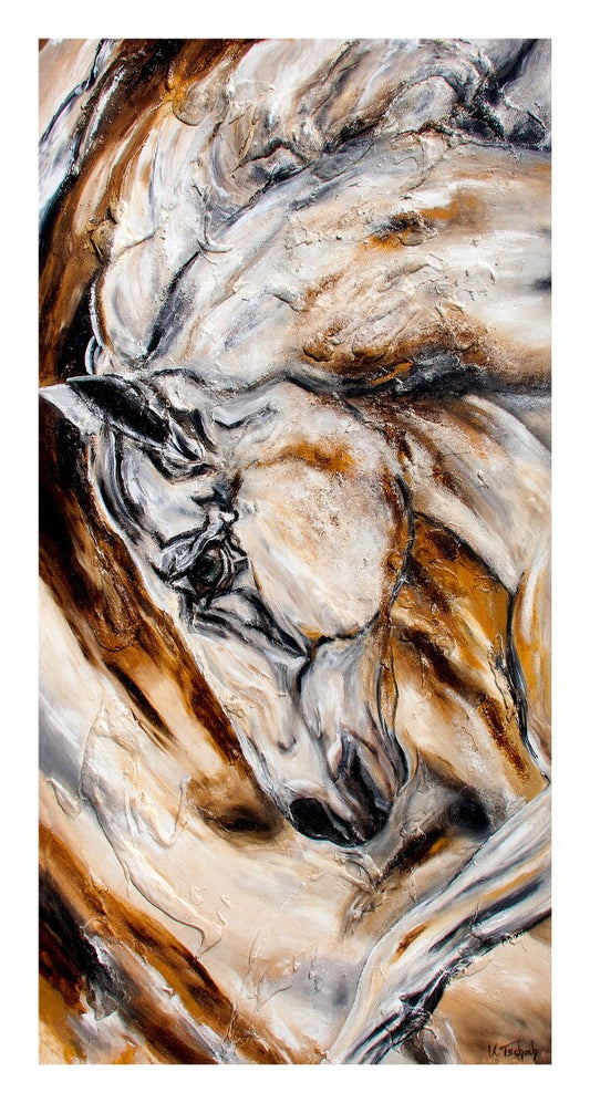 01-60 | Kerstin Tschech | Pferdegemälde | Galerie-Leinwanddruck (4 cm)