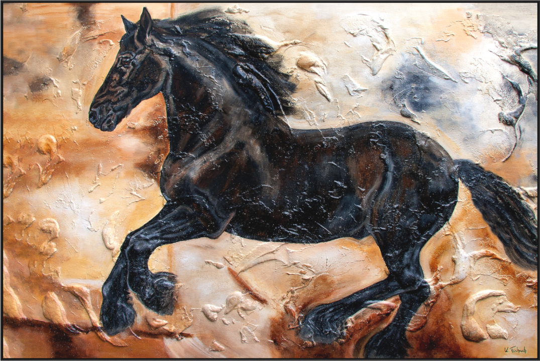 Main image 04-47 Pferdegemälde Kerstin Tschech – Galerie Kunstdruck