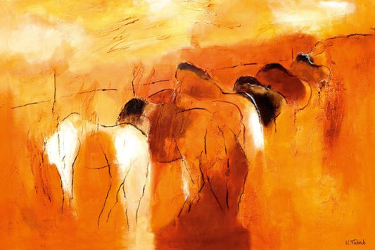 04-15 Einzigartige Premium Kunst von der renommierten Pferdemalerin – Pferde-Kunstdruck von Kerstin Tschech