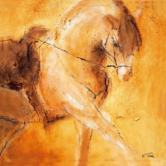 05-17 Klassisches Reitkunst-Motive im edlen Galerie-Schattenfugenrahmen – Pferde-Kunstdruck von Kerstin Tschech
