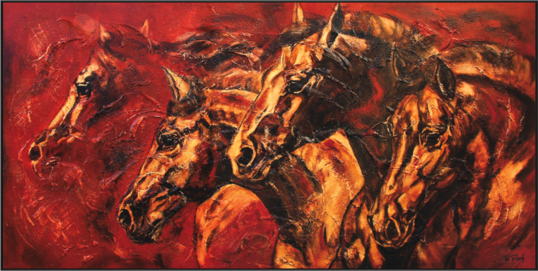 Main image 02-12 Pferdegemälde Kerstin Tschech – Galerie Kunstdruck