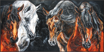 Main image 02-07 Pferdegemälde Kerstin Tschech – Galerie Kunstdruck