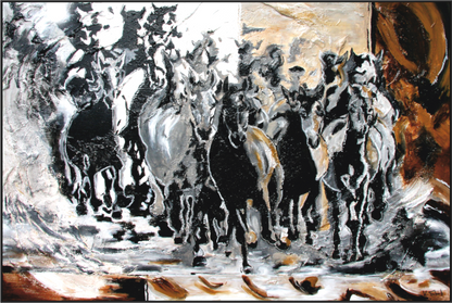 Main image 04-03 Pferdegemälde Kerstin Tschech – Galerie Kunstdruck