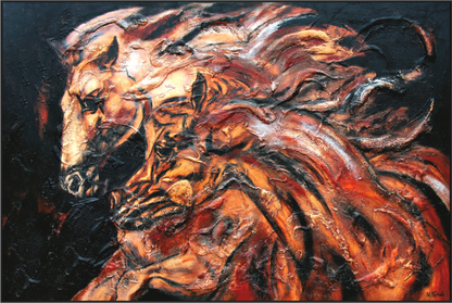 Main image 04-09 Pferdegemälde Kerstin Tschech – Galerie Kunstdruck