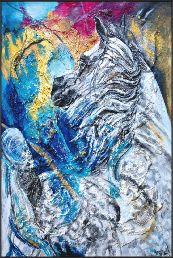Main image 04-64 Pferdegemälde Kerstin Tschech – Galerie Kunstdruck