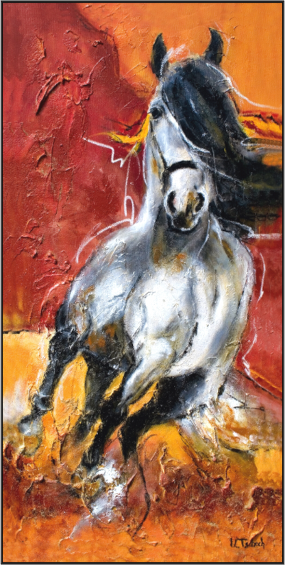 Main image 01-13 Pferdegemälde Kerstin Tschech – Galerie Kunstdruck