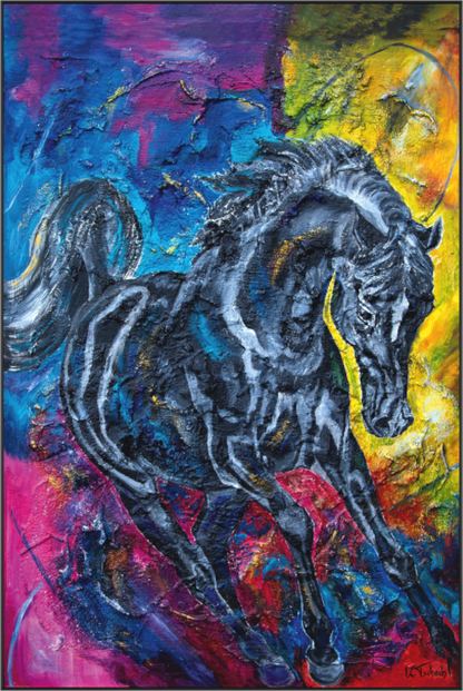 Main image 04-66 Pferdegemälde Kerstin Tschech – Galerie Kunstdruck