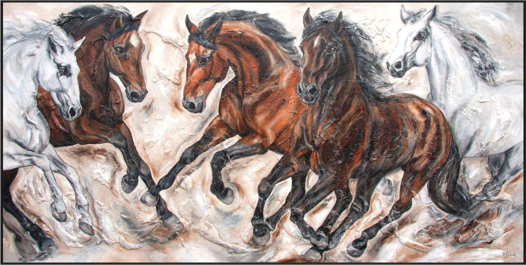 Main image 02-33 Pferdegemälde Kerstin Tschech – Galerie Kunstdruck