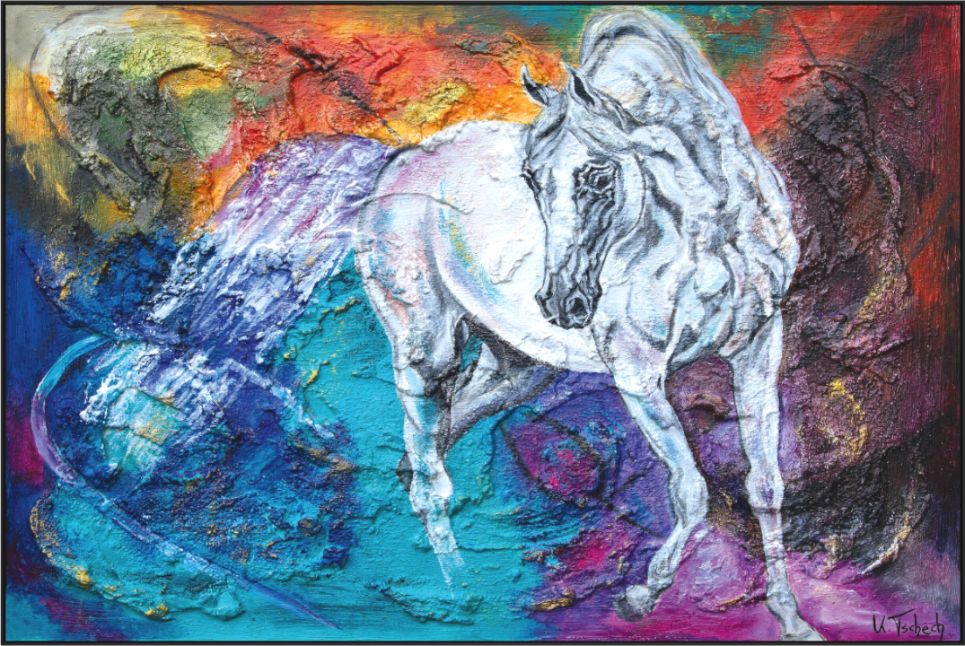 Main image 04-63 Pferdegemälde Kerstin Tschech – Galerie Kunstdruck