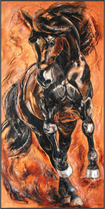 Main image 01-01 Pferdegemälde Kerstin Tschech – Galerie Kunstdruck