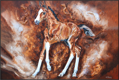 Main image 04-56 Pferdegemälde Kerstin Tschech – Galerie Kunstdruck