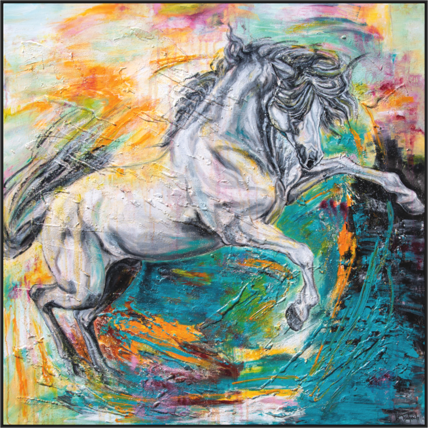Main image 05-43 Pferdegemälde Kerstin Tschech – Galerie Kunstdruck