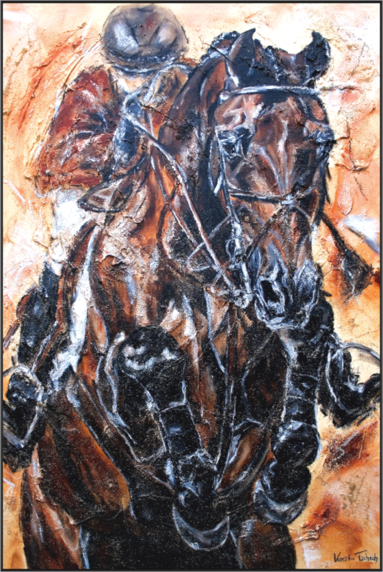Main image 04-18 Pferdegemälde Kerstin Tschech – Galerie Kunstdruck