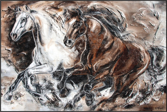 Main image 04-42 Pferdegemälde Kerstin Tschech – Galerie Kunstdruck