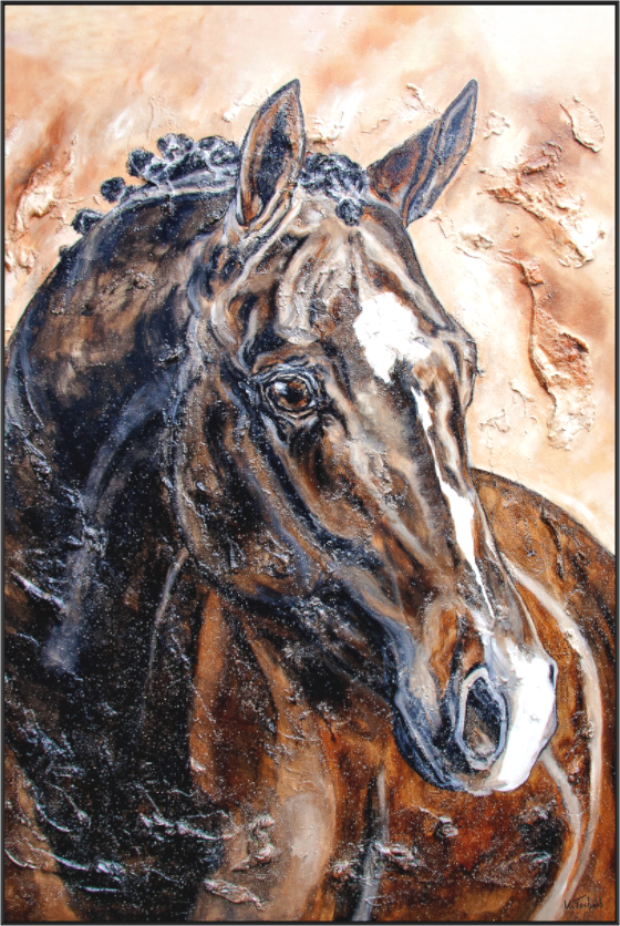 Main image 04-43 Pferdegemälde Kerstin Tschech – Galerie Kunstdruck