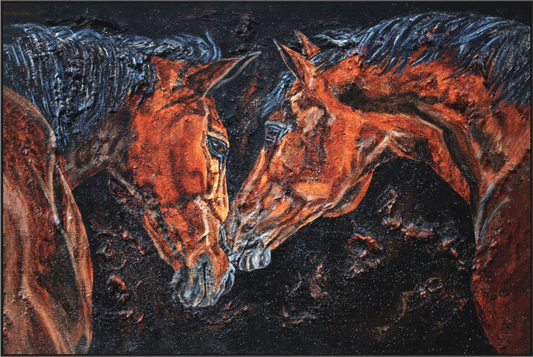 Main image 04-57 Pferdegemälde Kerstin Tschech – Galerie Kunstdruck