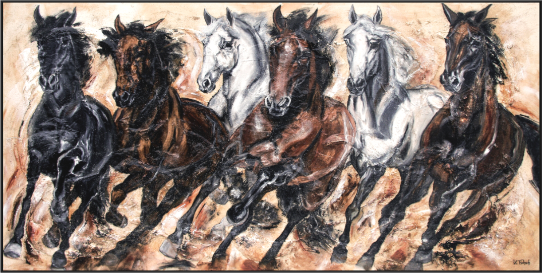 Main image 02-13 Pferdegemälde Kerstin Tschech – Galerie Kunstdruck