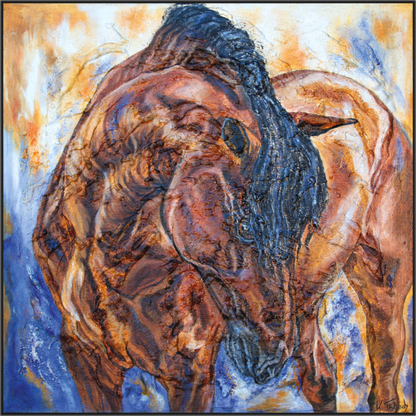 Main image 05-49 Pferdegemälde Kerstin Tschech – Galerie Kunstdruck