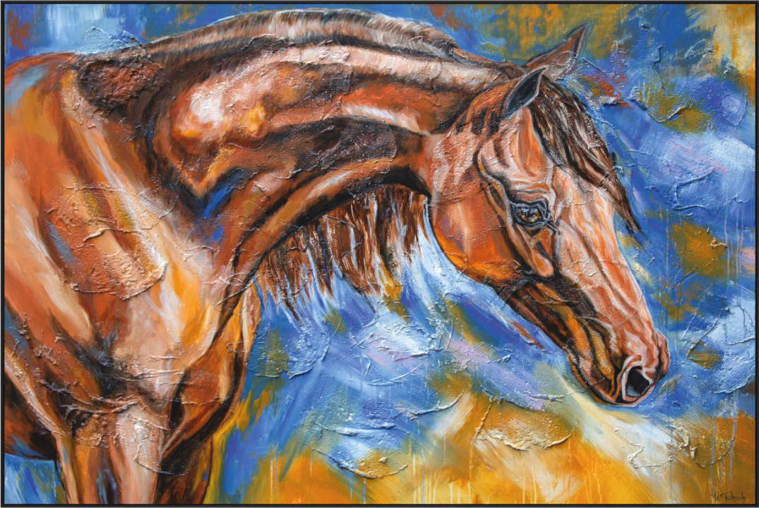 Main image 04-55 Pferdegemälde Kerstin Tschech – Galerie Kunstdruck