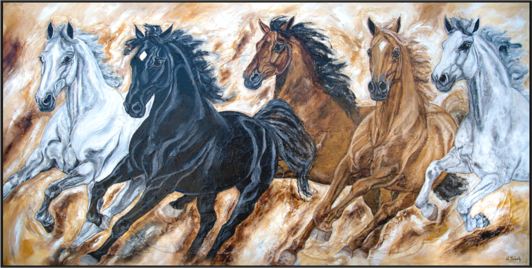 Main image 02-39 Pferdegemälde Kerstin Tschech – Galerie Kunstdruck