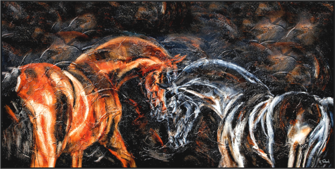 Main image 02-03 Pferdegemälde Kerstin Tschech – Galerie Kunstdruck