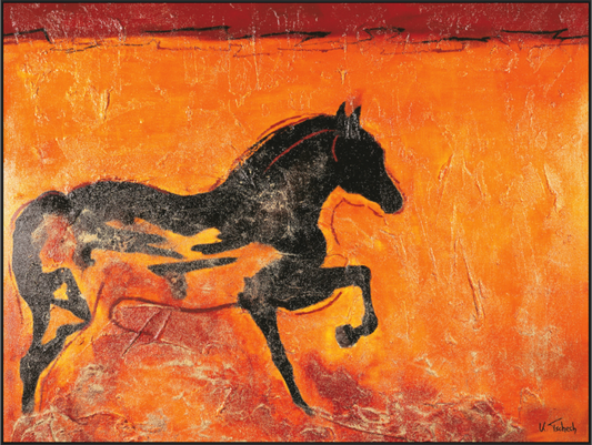Main image 06-20 Pferdegemälde Kerstin Tschech – Galerie Kunstdruck