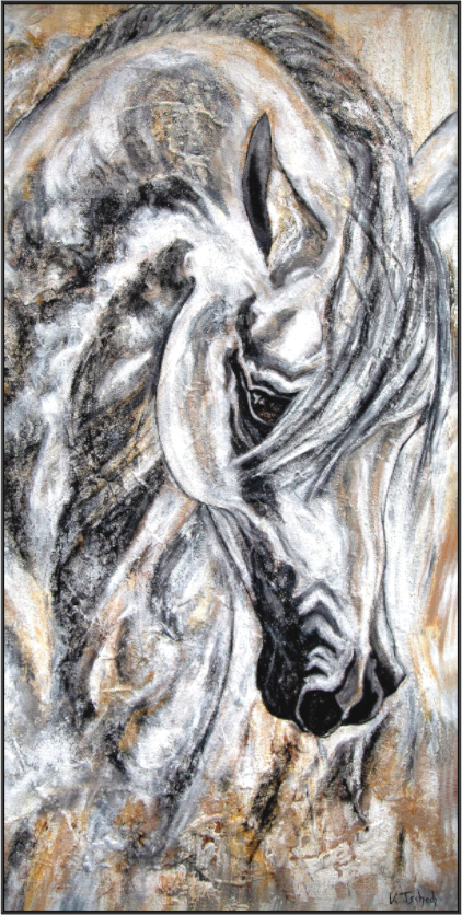 Main image 01-49 Pferdegemälde Kerstin Tschech – Galerie Kunstdruck