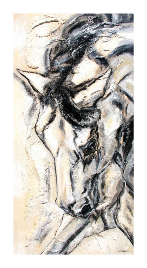 01-04 | Kerstin Tschech | Pferdegemälde | Galerie-Leinwanddruck (4 cm)