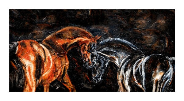 02-03 | Kerstin Tschech | Pferdegemälde | Galerie-Leinwanddruck (4 cm)