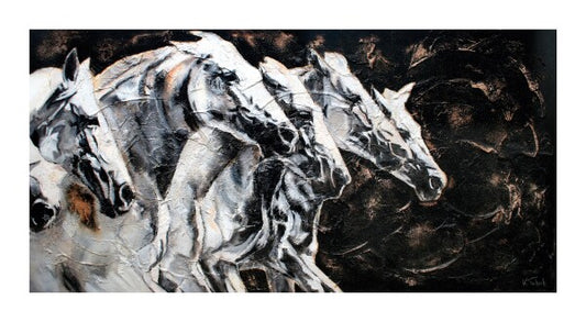 02-01 | Kerstin Tschech | Pferdegemälde | Galerie-Leinwanddruck (4 cm)