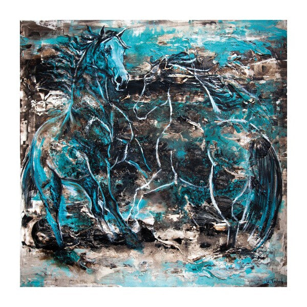 05-41 | Kerstin Tschech | Pferdegemälde | Galerie-Leinwanddruck (4 cm)