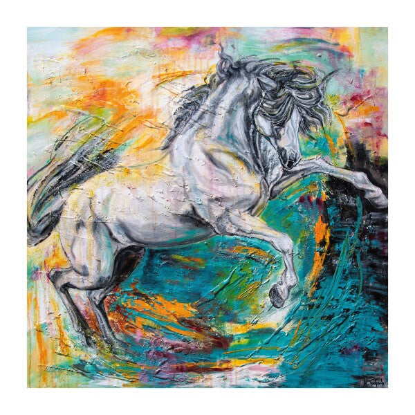 05-43 | Kerstin Tschech | Pferdegemälde | Galerie-Leinwanddruck (4 cm)