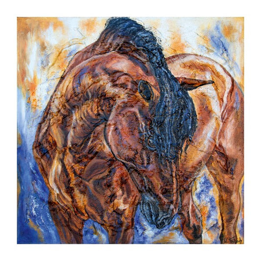 05-49 | Kerstin Tschech | Pferdegemälde | Galerie-Leinwanddruck (4 cm)