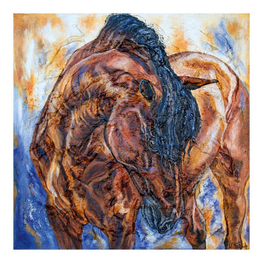 05-49 | Kerstin Tschech | Pferdegemälde | Galerie-Leinwanddruck (4 cm)