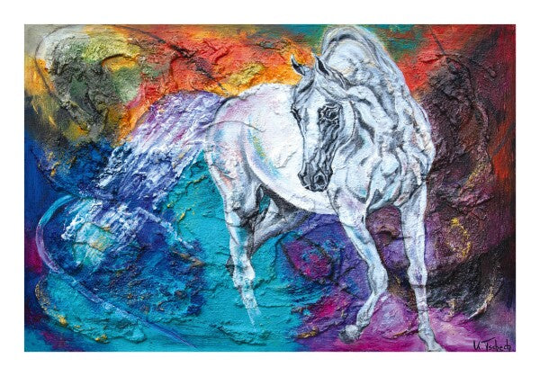 04-63 | Kerstin Tschech | Pferdegemälde | Galerie-Leinwanddruck (4 cm)