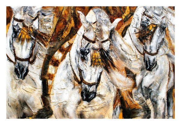 04-05 | Kerstin Tschech | Pferdegemälde | Galerie-Leinwanddruck (4 cm)