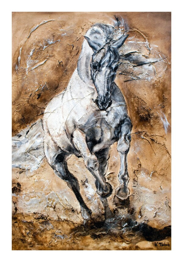 04-30 | Kerstin Tschech | Pferdegemälde | Galerie-Leinwanddruck (4 cm)