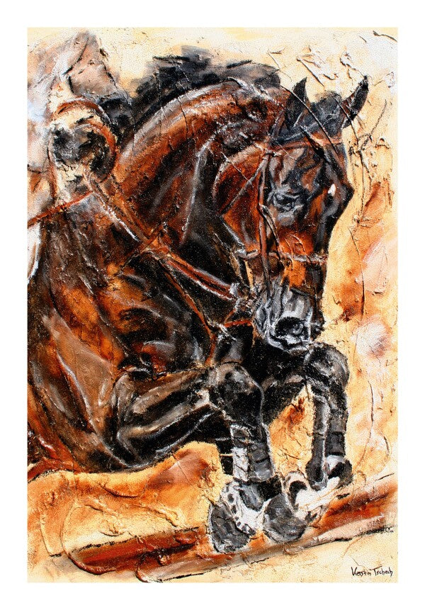 04-17 | Kerstin Tschech | Pferdegemälde | Galerie-Leinwanddruck (4 cm)