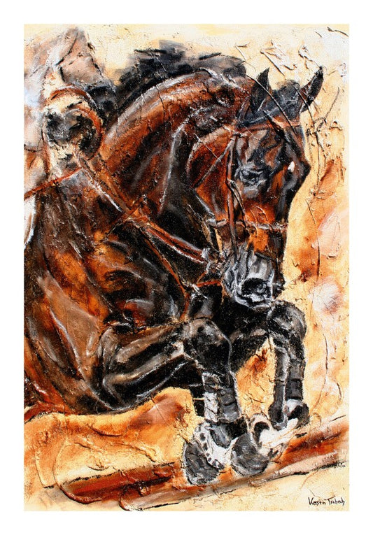 04-17 | Kerstin Tschech | Pferdegemälde | Galerie-Leinwanddruck (4 cm)