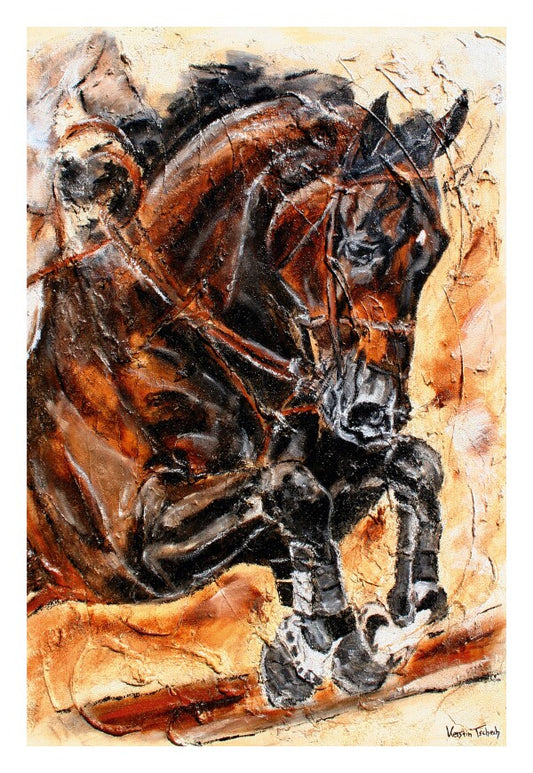 04-17 | Kerstin Tschech | Pferdegemälde | Galerie-Leinwanddruck (4 cm)