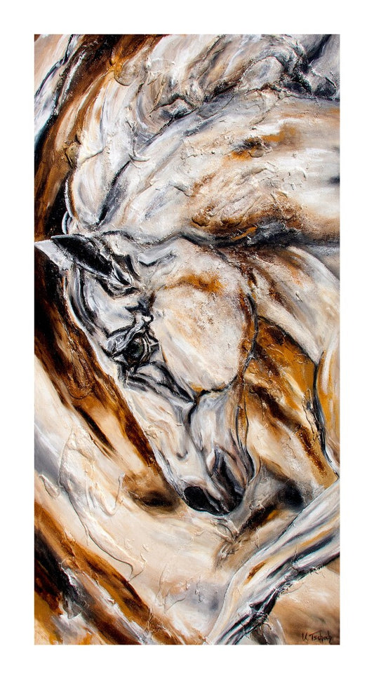 01-60 | Kerstin Tschech | Pferdegemälde | Galerie-Leinwanddruck (4 cm)